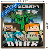 Minecraft - Пазете се от плаката на тъмната стена, 22.375 34