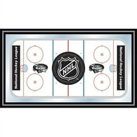 Ринк огледало с лого на НХЛ щит