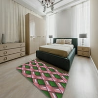 Ahgly Company вътрешен правоъгълник с шарени кафяви абстрактни килими, 8 '12'