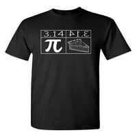 Pi = пай саркастичен хумор Графична новост забавна младежка тениска