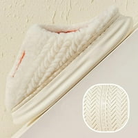 Furry Fau Fur Flippers за мъже жени уютни пухкави къщи чехли приплъзване на анти-слайд слайдове памет пяна на закрито на закрито
