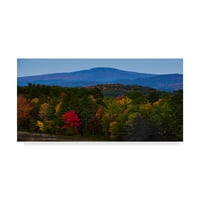 Марка изобразително изкуство 'планина на умните през есента' платно изкуство от Бренда Петрела фотография ЕООД