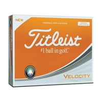 Titleist Velocity Golf Balls, Orange, Pack
