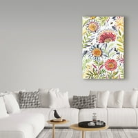 Търговска марка изобразително изкуство 'диви цветя 3' платно изкуство от Ирина Тшаскос студио