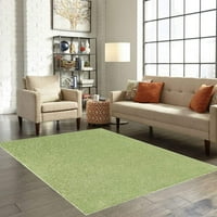Начална кралица Starwars Collection твърд цвят на площта килими вар зелено - 30 60 половин кръг