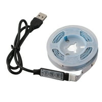 Лента светлина, 5V контрола на бутона RGB лента Светлинен цвят Промяна на USB захранвана лента светлина за спалня, бар