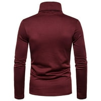 Клирънс мъжки ризи с дълъг ръкав лек основен слой термични уютни ризи водолозна пуловер върхове
