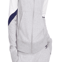 Hilfiger Womens Grey Color Block с дълъг ръкав с качулка горен размер: S