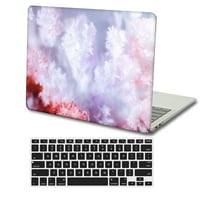 Капак на калъфа с твърда обвивка на Kaishek, съвместим с MacBook Pro 14 С XDR дисплей Touch ID Тип C + Черна клавиатура Капак
