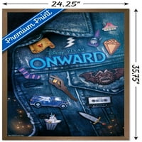 Disney Pixar Onway - Плакат за стена на якето, 22.375 34