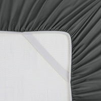 Nestl спално бельо на едро Анти бактериални листове - GSM със специален анти -бактериален химикал - King - Grey