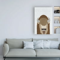 Търговска марка изящно изкуство 'биволско бельо' платно изкуство от Ани Бейли Арт