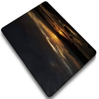 Капак на калъфа Kaishek Hard Shell само за MacBook Pro 13 С ретина дисплей Touch ID + Модел на покритие на черна клавиатура: A