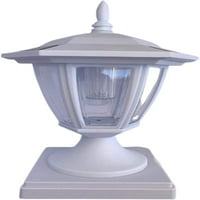 Основен бял цвят слънчев стълб Светлина на шестоъгълника със Si супер ярки SMD LED крушки
