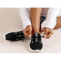 Ritualay Womens Slip-On Sneakers Удобни атлетични обувки за ходене Неплъзгащи се фитнес обувки за бягане черно 6.5