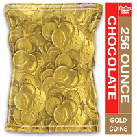 Половин долар златни монети млечен шоколад пакет