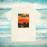 Персийският бряг на Персийския залив Забравен бряг настроение St Mark Florida Sunset Beach T-риза