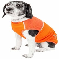 PET Life ® Активен „Аеро-паулз“ бързо сухо и 4-посочен йога фитнес кучешка тениска резервоар за резервоар