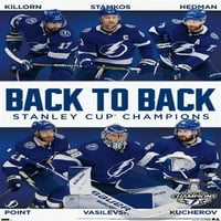 Tampa Bay Lightning - NHL Stanley Cup Champions Wall Poster, 14.725 22.375