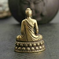 Малка статуя тибет будизъм бронзов месингов будистки сакямуни Буда фигура декор