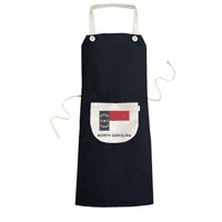 Американски държавен флаг очертава северна престилка Bib Sarong Cooking Baking Kitchen Pocket Pinafore