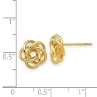 Красиви обеци от 14K Love Knot