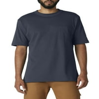 Оригинални мъжки и големи мъжки изпълнение къс ръкав тежка категория джоб работно облекло тениска