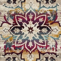 Сифавски крем цветна цветна площ килим
