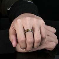 duhgbne черупка титаниев пръстен мъже Популярен изискан пръстен прости модни бижута Популярни аксесоари