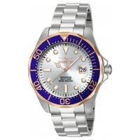 Invicta Men's Pro Diver Silver Tone Dial от неръждаема стомана