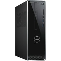 Dell Inspiron Desktop Computer, Intel Core I 6-ти ген I3- 3. GHZ, GB RAM DDR3L SDRAM, TB HDD, малък форм фактор, черен, сребърен