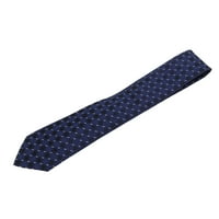 Мъжки вратовръзка, подарък с висока плътност Синя вратовръзка Британски стил за парти за среща за сватба