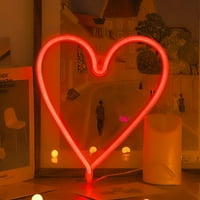 Anvazise водеше неонова светлина декоративно презареждащо се романтично изповед Любовно сърце, водещо моделиране на неонова светлина