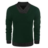 Cuoff Hoodies Sweatshirt Winter дълъг ръкав кръгла врата пуловер Европейски американски пуловер качулки за мъже зелено 2x