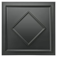 Арт3д декоративен падащ таван плочки панел квадрат в Черно