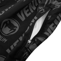 Venum Logos Drawstring Fitness Shorts - Малки - Черно бяло