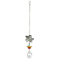 Woodstock Wind Chimes Woodstock Rainbow Collection, Crystal Fantasy, 4.5 '' Turtle Crystal Suncatcher CFT