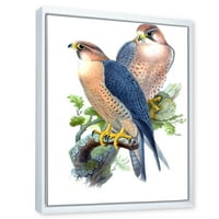 Дизайнарт' древните птици втори ' традиционна рамка платно стена арт принт