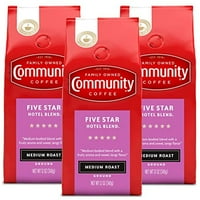 Community Coffee Five Star Hotel смесва унция, средно печено кафе, чанта