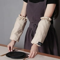 Престилки Miayilima за готвене на памучни ръкави за престилки в домашни условия за почистване на ръкави за ръкави Защитни ръкави