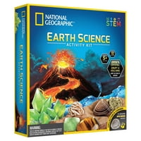 Комплект за научна дейност на National Geographic Earth с STEM експерименти за детски години и нагоре