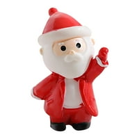 Dagobertniko Коледни миниатюрни фигурки, мини смола Дядо Коледа за DIY Коледна декорация
