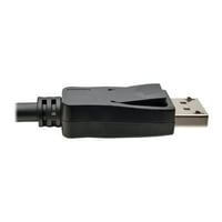 Displayport 1.2a към HDMI активен адаптер кабел с захващащ HDMI щепсел, HDMI 2.0, HDCP 2.2, 4K 2K @ HZ, FT