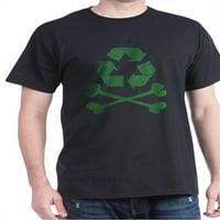 Cafepress - Рециклиране на пиратска тъмна тениска - памучна тениска