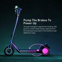 Kqi Pro Electric Scooter 300W Power Miles Long Range MA скорост 17.4mph преносимо сгъваемо пътуване