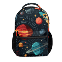 Space Planet Pattern School Backpacks за тийнейджърка момиче лаптоп раница училищна чанта