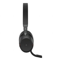 Jabra Evolve - USB -A MS екипи със стойка за зареждане - Черни безжични слушалки Музикални слушалки Black