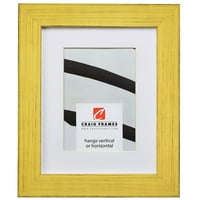 Craig Frames Jasper, Country Southern Yellow Picture Frame Matted за снимка
