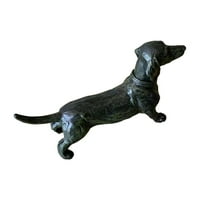 Смола Дълга дакенд черно куче занаяти орнамент домашна украса