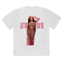Тениски на Nicki Minaj Ltisy Cover Tee Последен път, когато ви видях албум Merch Print Mashion Funny Casual Short Lleeve